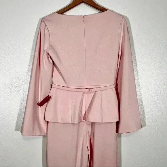 NWT Mac Duggal Pink Jumpstuit